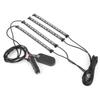Interior Ambient Light Dynamic Decorative 4 RGB Lamp Strips Remote Control by Phone Bluetooth APP