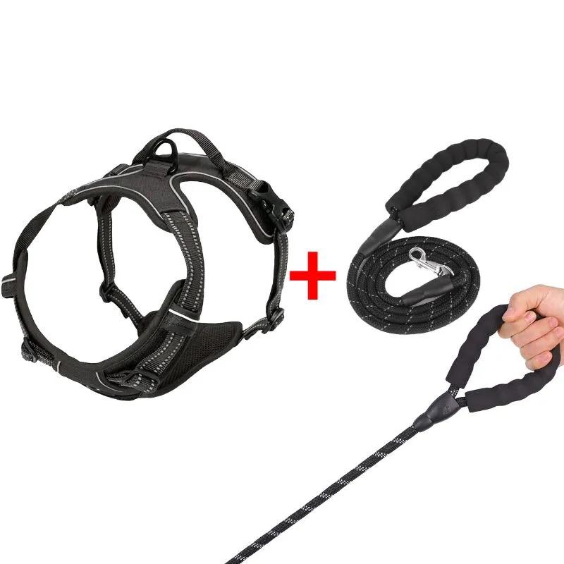 Ошейники для собак Шлейки Большие жилеты Поводок Зоомагазин Все для собак Кожаные аксессуары для щенков Средний Маленький набор S