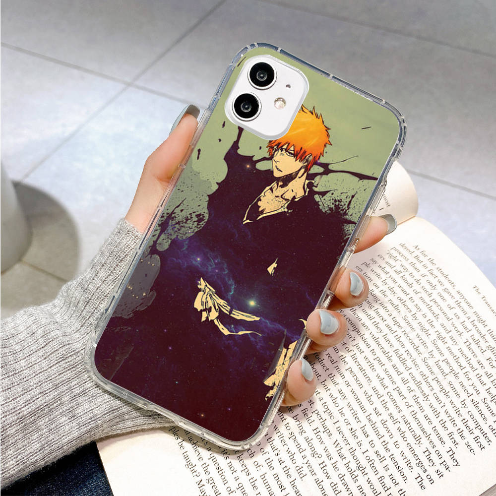 Case for Samsung A04 A14 A23 A34 A54 M23 M33 M52 M53 Realme 10 9 C30S C35 C55 VIVO Y02S Y21 Y51 X80 Pro Transparent Cover WI56 Anime Bleach