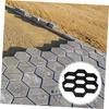 Concrete Brick Mold Hexagon Concrete Moulds DIY Cement Floor Tile Mold for Garden Driveway Walk Maker Cement Molds