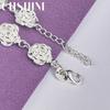 CHSHINE 925 Sterling Silver Rose Flower Chain Bracelet For Lovers Wedding Fashion Charm Jewelry