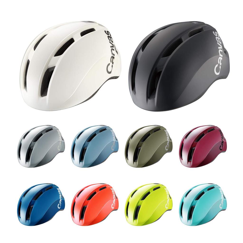 OGK KABUTO Canvas Sports Bicycle Flash JCF Recommended Helmet, M/L (57-59cm), Red,