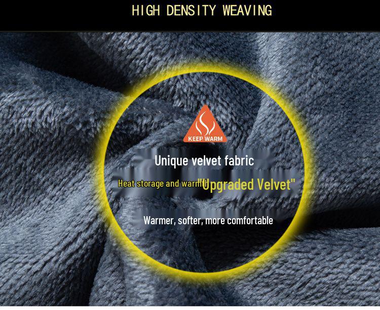 Men's Lyocell Plus Velvet Straight-Leg Dress Pants: 2025 Autumn/Winter Collection