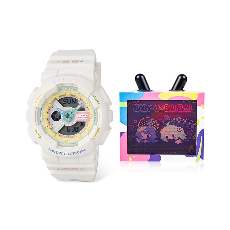 

CASIO Women s BABY-G White Watch BA-110TM-7APRB BA-110TM-7APRB
