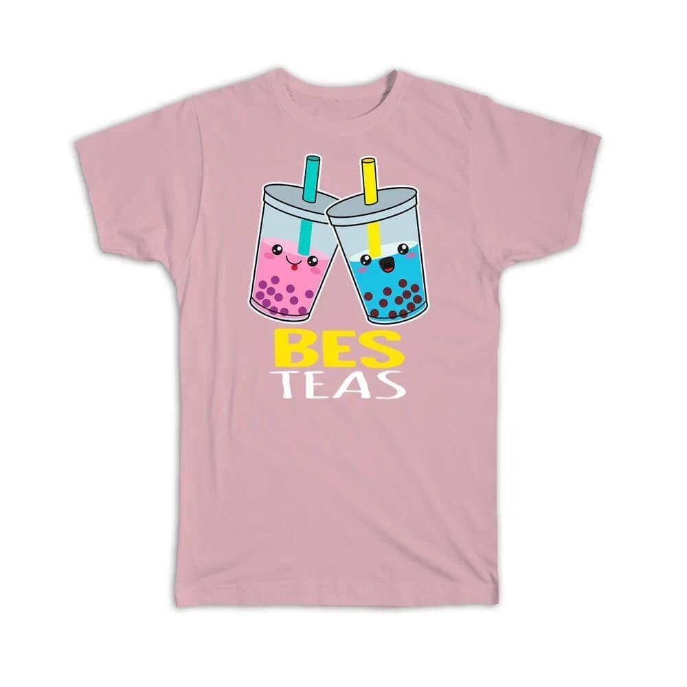 Gift T-Shirt : For Best Friend Friendship Besteas Tea Drink Kitchen Room Wall S