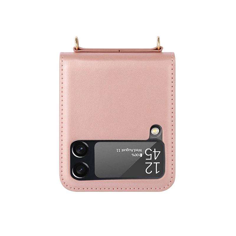 Crossbody Wallet with Card Holder Phone Case for Samsung Galaxy Z Flip 6 5 4 3 Flip6 Flip5 Flip4 Flip3 Leather Protective Cover