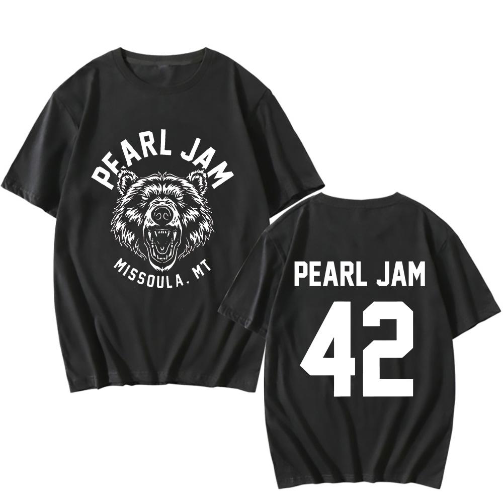 

Pearl Jam T-Shirts Dark Matter World Tour Fan Gifts Classic Tees Female Male Crew Neck Cotton TShirts Oversized Tops Clothing 2XL
