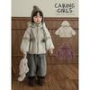 YouYou Girls' 2025 Winter Warm Hooded Padded Jacket