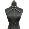 Women Goth Harness Leather Lingerie Sword Belt Bondage Chest Harness BDSM Suspender Adjustable Gothic Clothes Adult Accessories