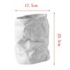 Crumpled Ceramic Flower Vase Elegant for Home Party Decoration Ornaments Housewarming Gift