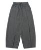 IDWS Fine Check Balloon Trouser Black