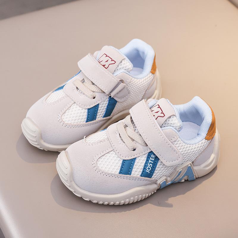 Kids Autumn Breathable Mesh Soft Sole Running Shoes Boys Girls Lightweight Casual Sneakers For Small And Medium Children