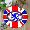 1pc C-Chelsea  Carpet, Round Rug, Comfortable, Suitable for Entryways, Living Rooms, Office, And Bedrooms, Christmas Decoration