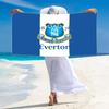 Everton FC Logo Print Beach Towel, Large Soft Quick Dry Towel for Beach Camping Swimming