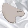 Skin Care Massage Beauty Tool Factory Stainless Steel Heart Shape Metal Gua Sha Facial Tool Scraping Massage Tool