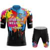 Wieler Jersey Set Rcc Huub Men's Cycling Clothing Summer Cycling Suit With Short Sleeves Ropa Ciclismo Hombre 2026 Summer Breathable Cycling Suit Set