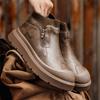 Luxury Brand Men's Casual Shoes Fashion Leather Ankle Boots Outdoor Anti Slip Walking Shoes Winter Shoes Classic Handmade Boots