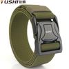 Quick-release Buckle Elastic Waist Belt Casual Tooling Outdoor Training Men's Pants