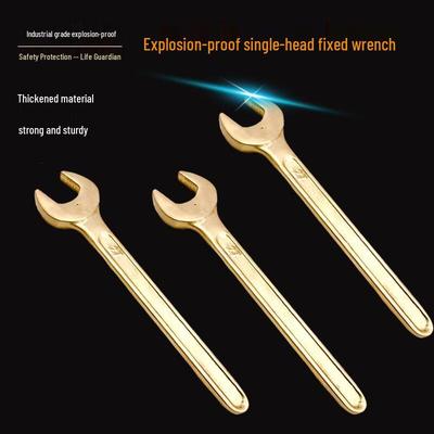 Explosion-Proof Aluminum Bronze Open-End Wrench