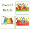 Kids Insect Catching Game Magnetic Fishing Toys Apple Strawberry Shaped Development Fine Motor Skill Toy Gift for Toddler