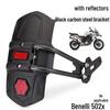 Thickened Rear Mudguard with Reflector for Jinpeng Benelli TRK502X Motorcycle