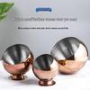 Shengjia Stainless Steel Slanted Condiment Bowl with Lid