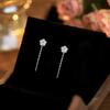 Camellia 999 Sterling Silver Earrings - Elegant Women's Ear Studs, High-End Jewelry 2025