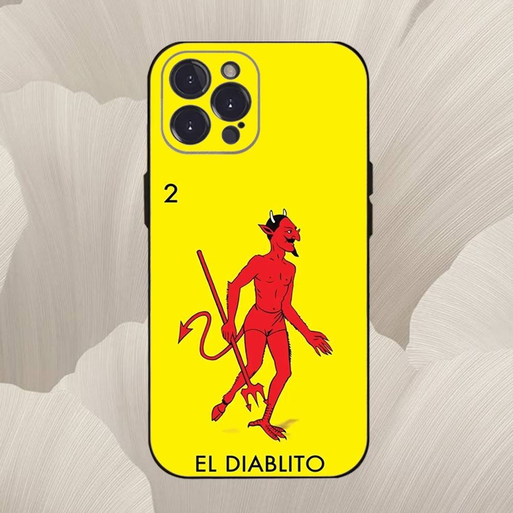 

Mexican Bingo Loteria-as Phone Case For iPhone 16,se4,15,14,13,12,11,Pro,X,XS,Max,XR,Plus,Mini Soft Black Cover iPhone16