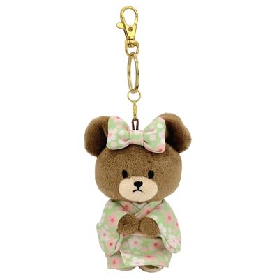 Nakajima Corporation The School Charm Mascot Matcha Kimono Bears' 221568-26
