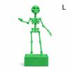 Dancing Skeleton Aquarium Bubbler Ornament 3D Printed Eco-Friendly Resin Fish Tank Decor for Freshwater Aquariums