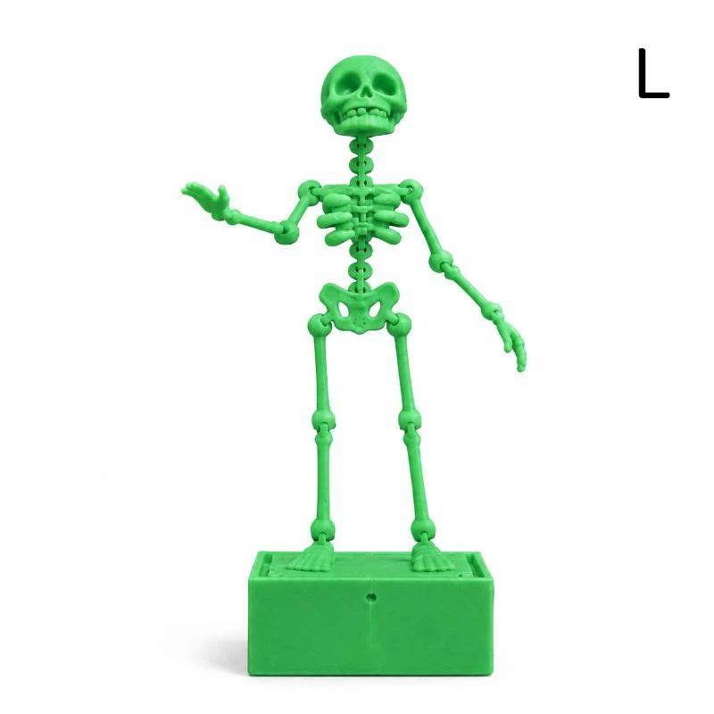 Dancing Skeleton Aquarium Bubbler Ornament 3D Printed Eco-Friendly Resin Fish Tank Decor for Freshwater Aquariums