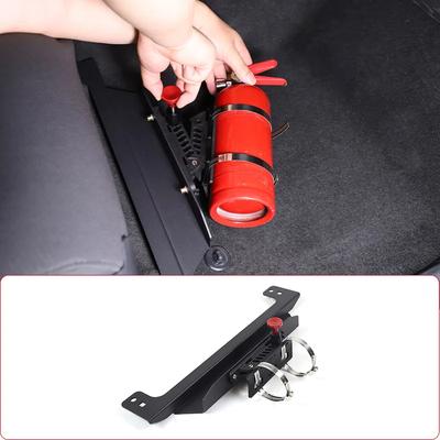 For Toyota Tundra 2026-2026 Stainless Steel Car Seat Fire Extinguisher Bracket Multifunctional Fixed Bracket Auto Accessories