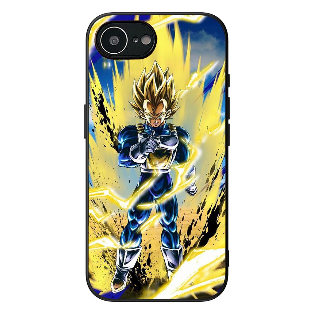 Super Vegeta Dragon Son Goku Ball Phone Cover Case for Apple iPhone 16 15 14 Plus 13 12 Mini 17 Pro Max + ProMax 16E Air 16+