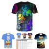 Vibrant Toy Story 4 Unisex 3d Print Casual T-shirt For Comfortable Summer Wear