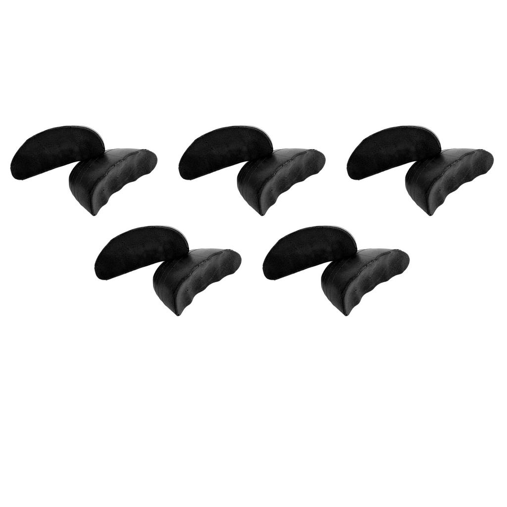 5 Pairs Round Toe Inserts Thickened PU Foam Shoe Size Reducer Non Slip Toe Cushion Filler for High Heels Sneakers Boots