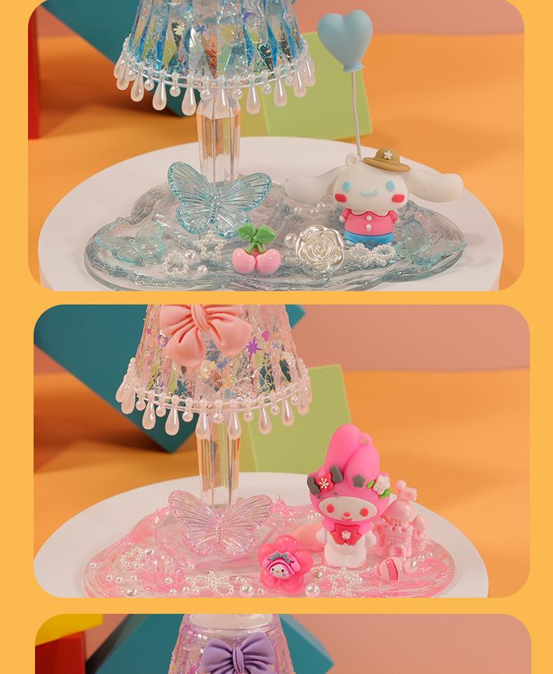 DIY Crystal Night Light Desk Lamp Kit for Girls - Educational Toy & Creative Craft Set