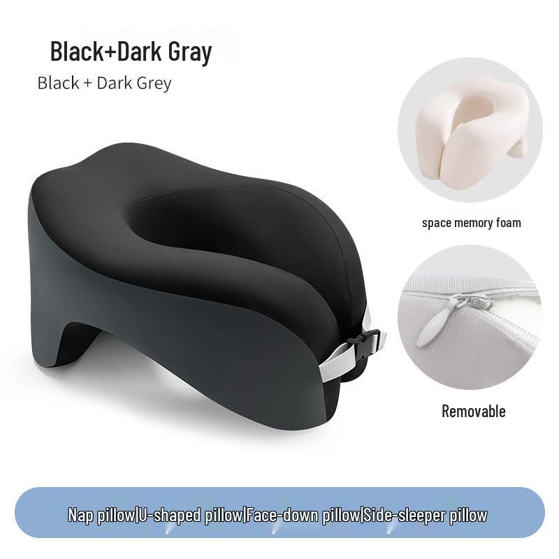 Almofada de Viagem em Espuma de Memória em Forma de U para Suporte de Pescoço