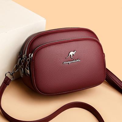 Women's Bag New Casual Small Square Bag Multi-compartment Shoulder Messenger Bag Mother Bag Atmospheric Women's Bag