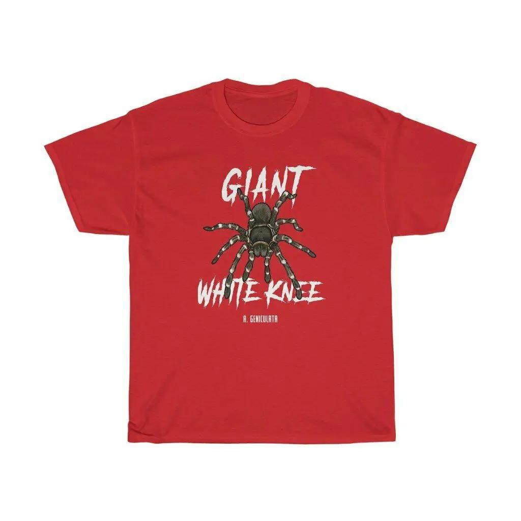 Giant White Knee Tarantula Funny Insect Spider Unisexs TShirt Summer Cotton Short Sleeve ONeck Unisex T Shirt New S3XL S