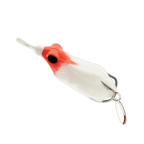 Fishing Lure Artificial Bait with Drainage Holes Realistic Looking Vibrant Color Sharp Hook Frog Fake Lure Bait Fishing Tackle