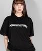 MONSTER REPUBLIC Monster Basic Logo White T-Shirt Black