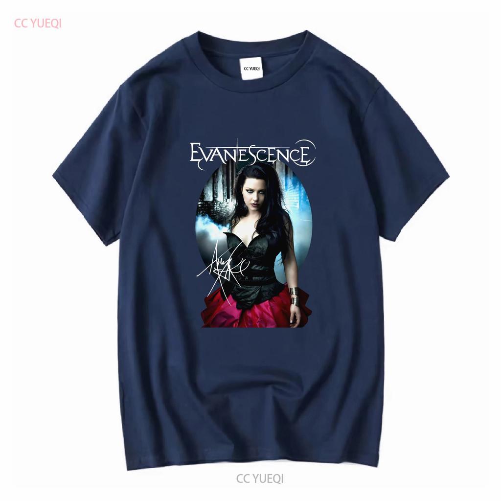 Hot Evanescence Signature For Fans Black S 235XL T Shirt 4H179 vintage Washed Stretched Soft graphic Comfortable streetwear