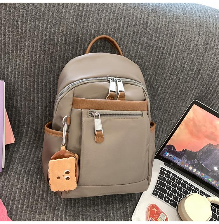 School Bag New Summer Travel Simple Fashion Versatile Backpack Lightweight Niche College Student School Bag Casual Backpack