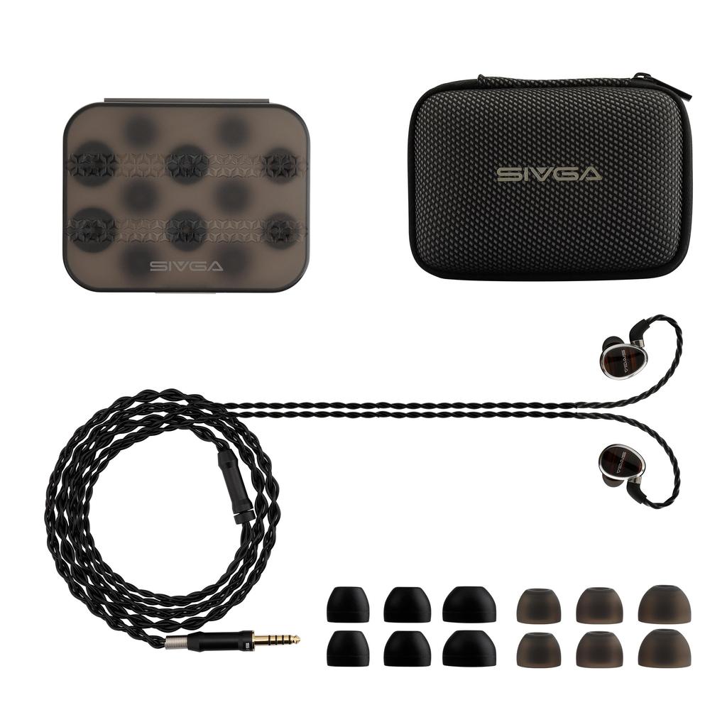 SIVGA Nightingale Planar Magnetic Driver Wired Monitor Earphones 14.5mm Hi-Fi In-Ear