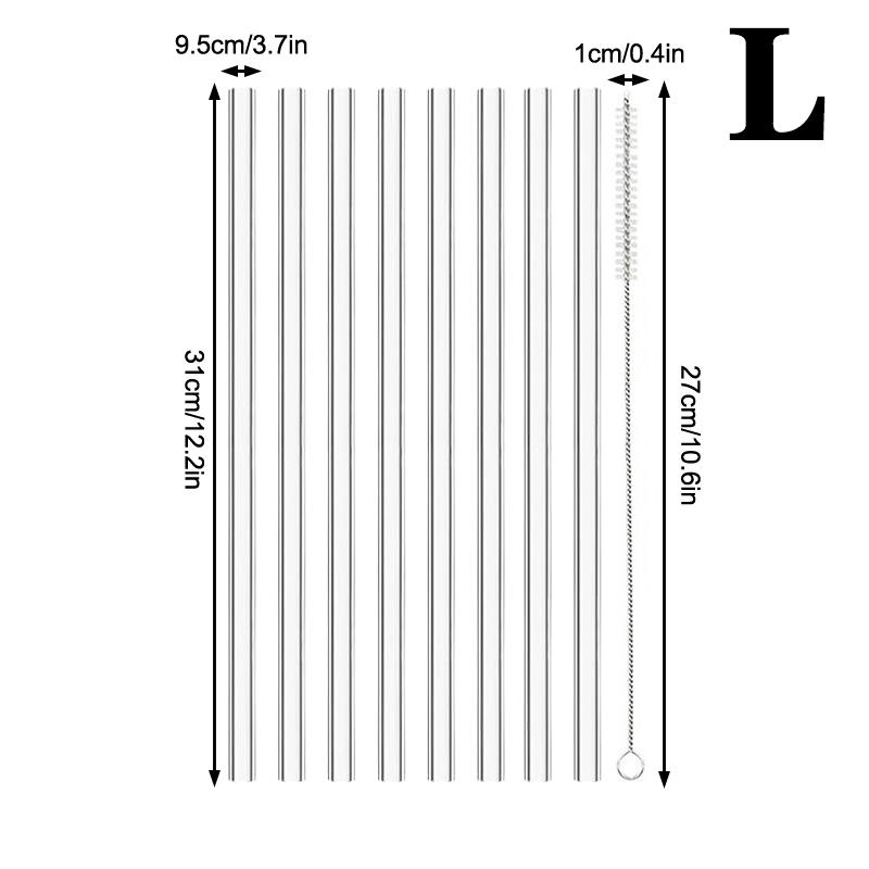 6 Pack Replacement Straws Compatible Stanley 40oz Tumbler Plastic Clear Reusable For Travel Tumbler Ice Cup Straw Set