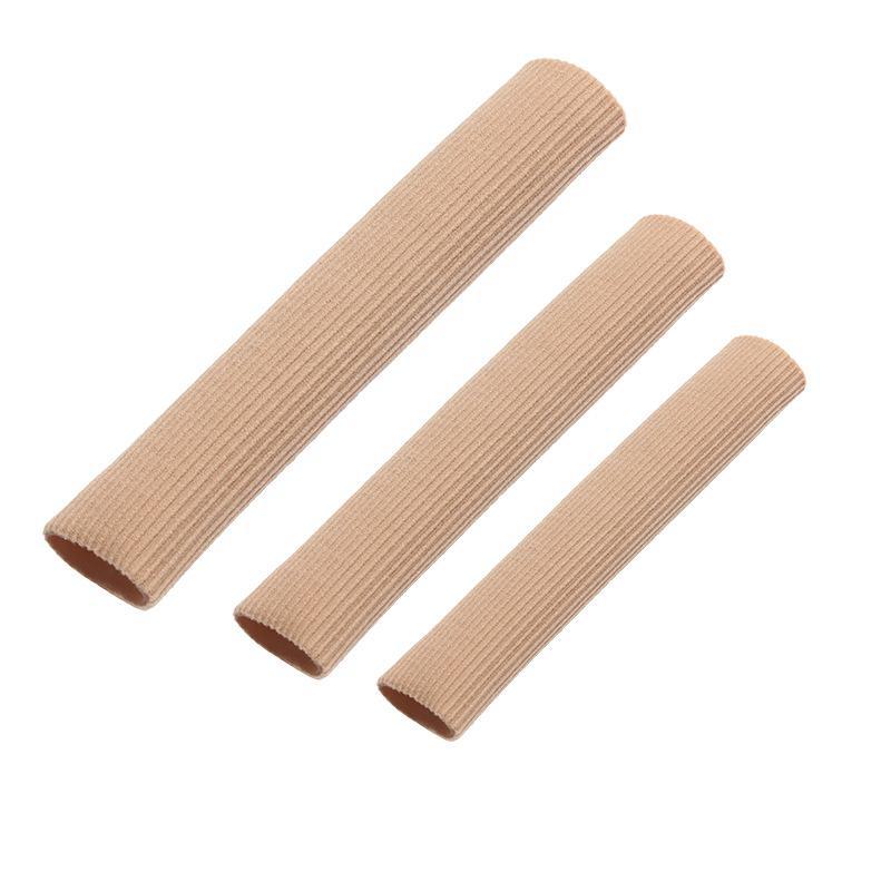 Gel Fiber Elastic Silicone Toe Protectors - Anti-Wear Cuttable Toe Covers with Eyelet.