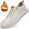 Fashion Comfortable Soft Sole Casual Shoes Men's Lace Up Oxford Shoes Cowhide Thick Bottom Outdoor Wear Resistant Non-slip Walking Shoes