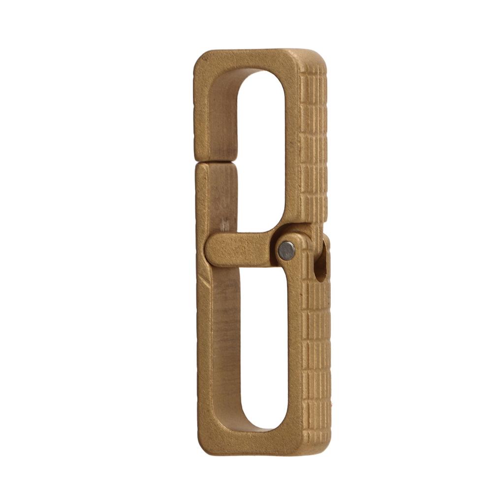 Simple Design Brass Keychain Hook Mini Portable Key Chain for Belt Backpack Handbag
