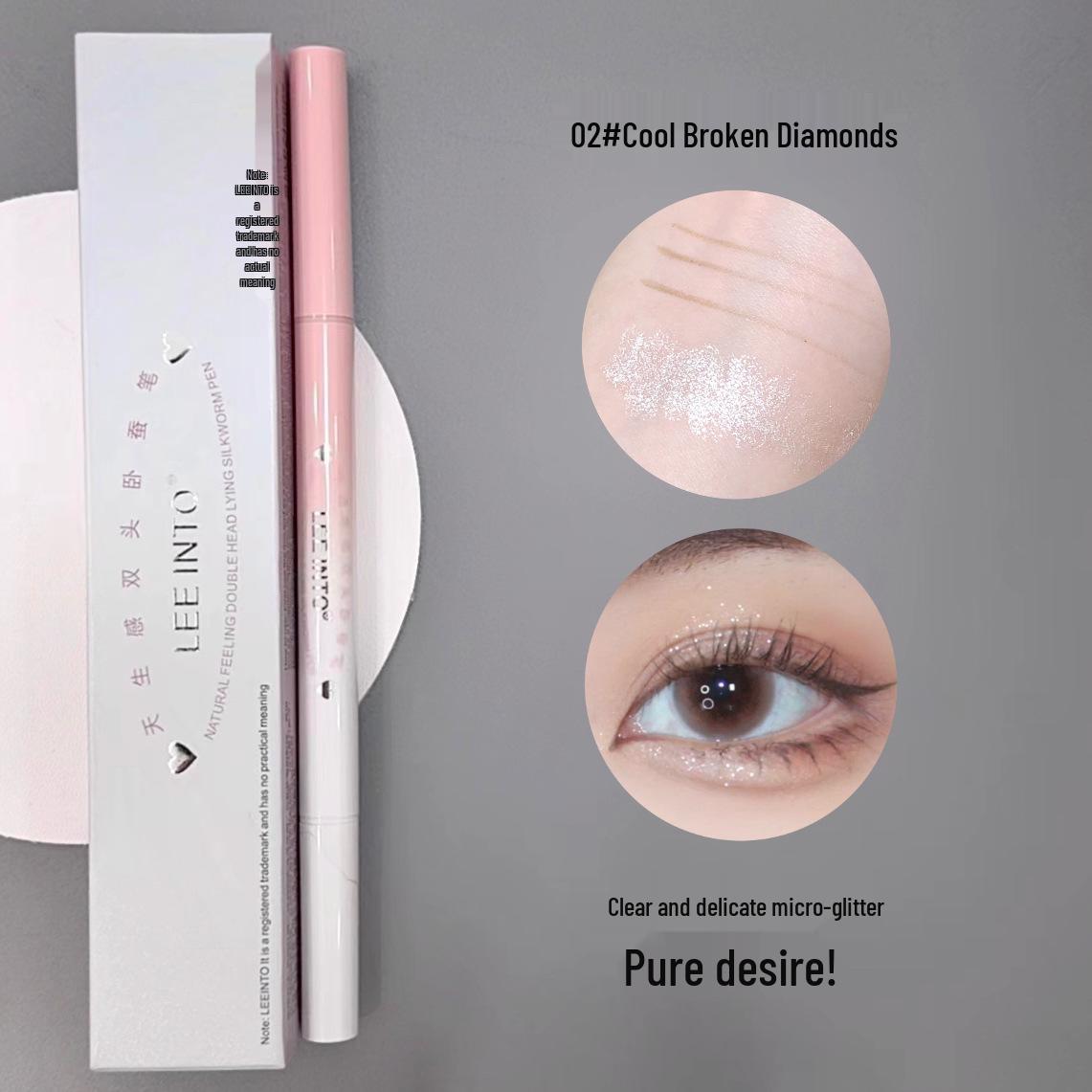 

LEEINTO Double-Ended Aegyo Sal Pen: Eyelid Contour, Lip Plumper, Under Eye Highlighter