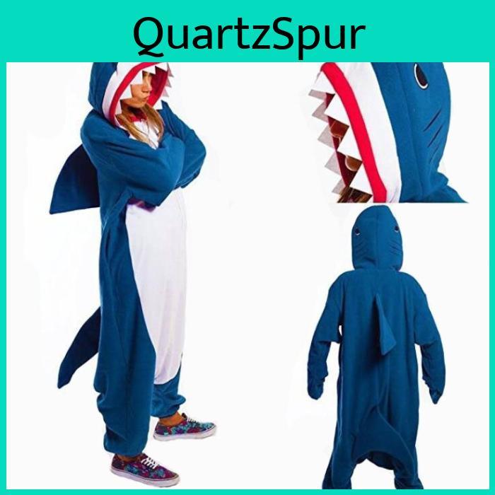 Pigiama Squalo Animale Warn Inverno Cosplay Pile Polare Kigurumi Tuta Pigiami Per Uomini E Donne Autunno